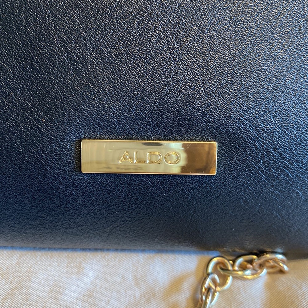 Aldo black and gold New hand bag - Picture 5 of 5